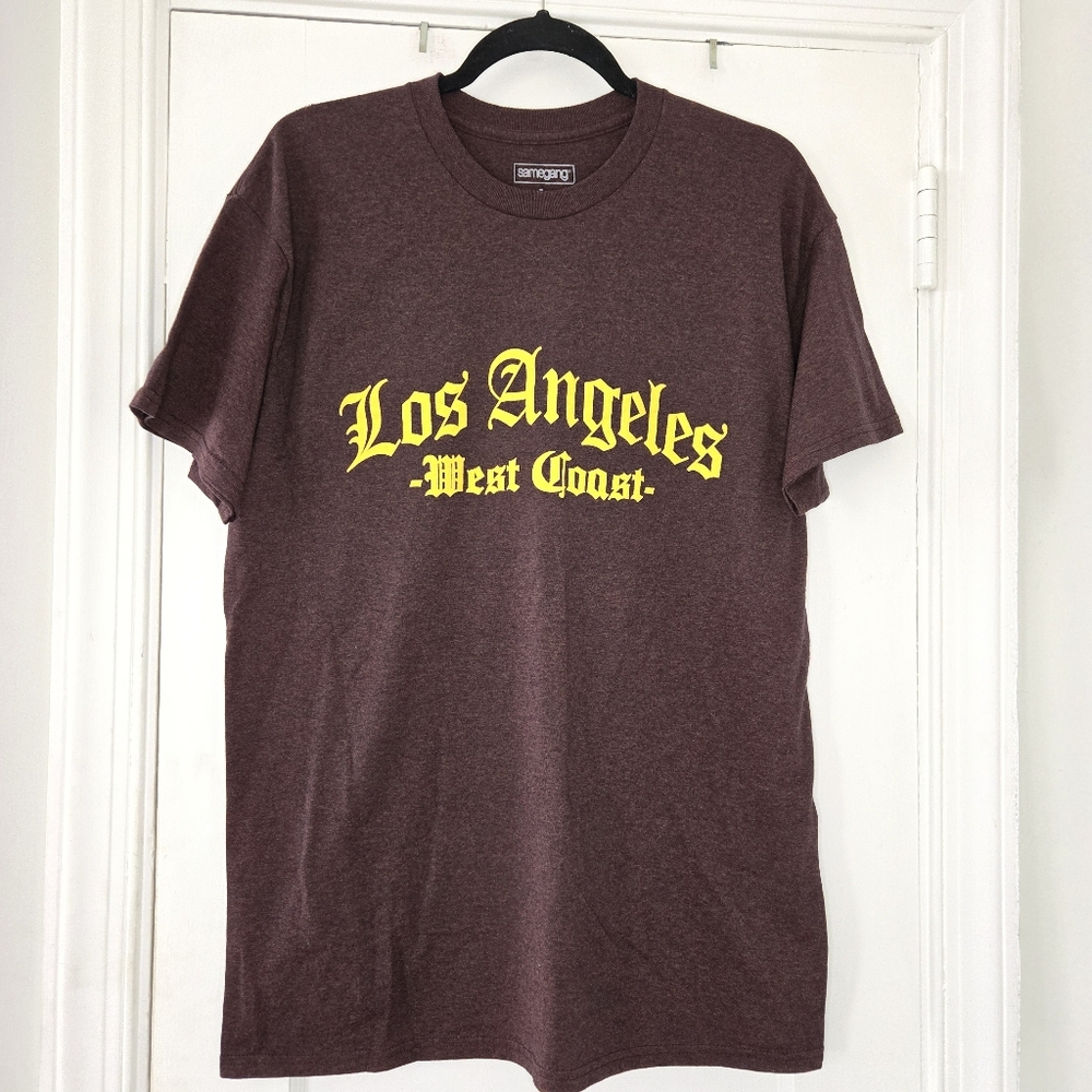 Brown/Black LA T-Shirt - Men's Large